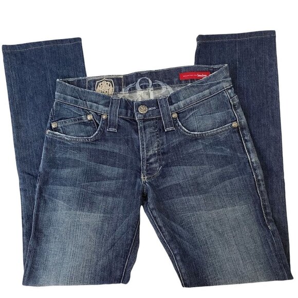 Rock&Republic Button Fly Jeans for Neiman Marcus Straight Leg Womens Low Rise 28 - Picture 5 of 10